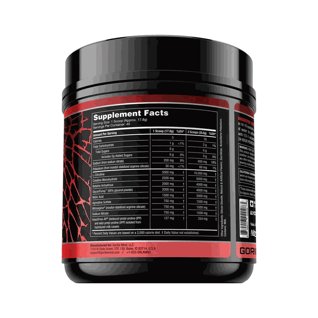 Stimulant Free Pre-Workout - Nitric Pump Formula